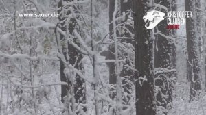 Kristoffer Clausen on a driven hunt using the Sauer 303