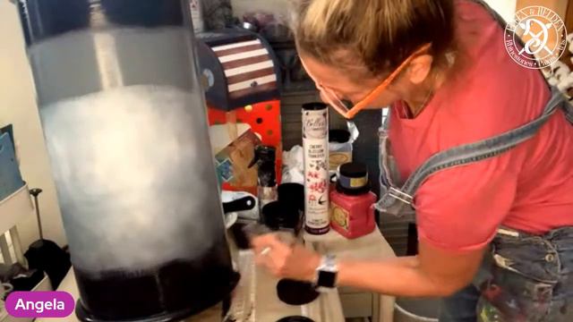 #LIVE in English 🙋♀ - Base Color for the Cherry Blossoms & Raised Stenciling with Seaspray🤩 смотреть онлайн