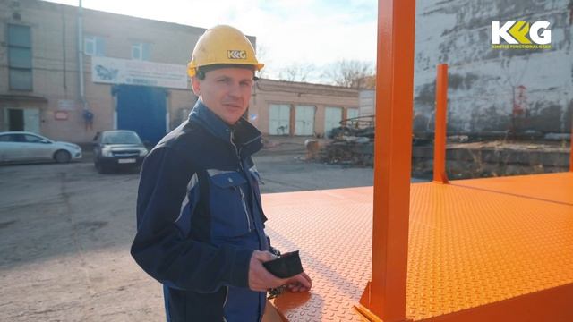 Аккумуляторная телега KFG. Грузоподъемность 10 тонн/ Battery cart KFG. Load capacity 10 tons смотреть онлайн