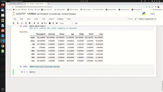Python Pandas | crashcourse | Important methods | pandas under 30 minutes