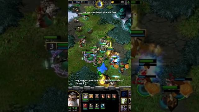 The result of not chossing MK first #gaming #gameplay #rts #warcraft3 #wc3