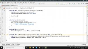 Android Studio Kotlin - QR Code Scanner