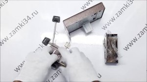 Замок накладной сувальдный ЗНС-6 СЕНАТ