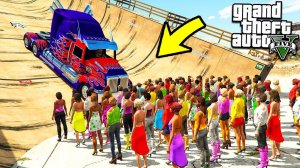 СМОГУТ ЛИ 100 ЧЕЛОВЕК ОСТАНОВИТЬ ОПТИМУСА ПРАЙМА В ГТА 5 МОДЫ! ОБЗОР МОДА В GTA 5! ИГРЫ ВИДЕО MODS
