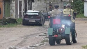 Минитрактор своими руками из запорожца с двигателем от муровья