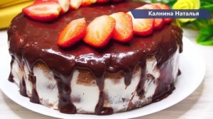 БЕЗ ДУХОВКИ. Обалденный Торт Шоколадный!  Шикарный и делается просто!