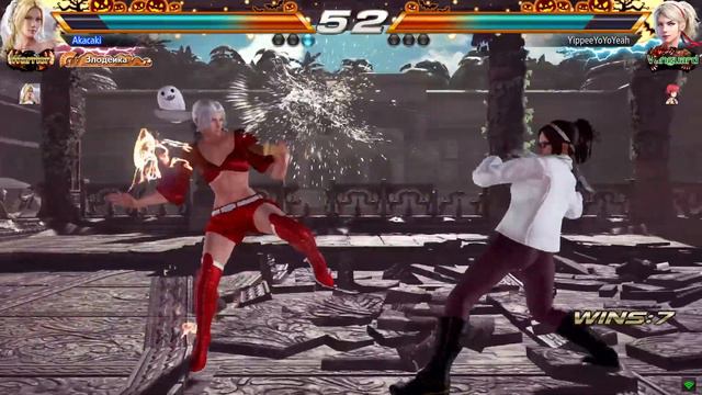 TEKKEN7 Nina VS Lidiya(7 win streak) смотреть онлайн
