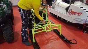 Обзор усиленного лыжного модуля для мотобуксировщика БУРЛАК М (ЛМ2)