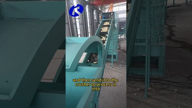 Waste  Refrigerator Dismantling Machine Fridge Recycling Separating Equipment #refrigerator