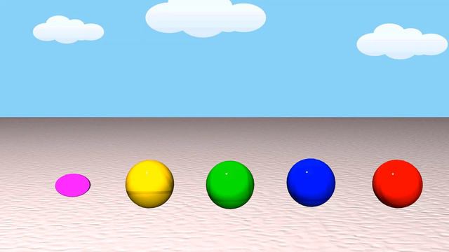 Учим цвета нарусском, учим формы - Ракета и Игрушки для детей