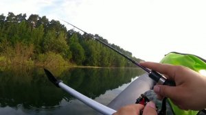 Первая рыбалка с пакрафта Тайфун.