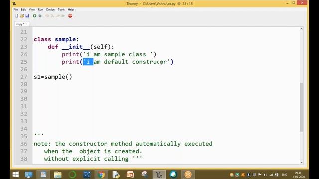 Constructors in Python | What is Constructors | Types of Constructors