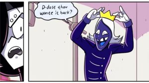 Roomies - Part Six - Keeper of the Krown- SpectrumElf - Undertale Deltarune Comic Dub