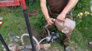Как запустить насос на абиссинской скважине