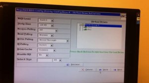MegaRAID Bios Config Utility (pre-vmware)