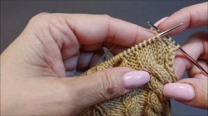 Как вязать косы спицами.