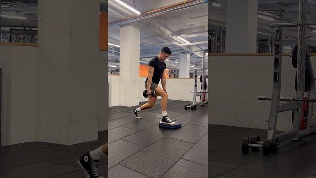 Front foot elevated split squat