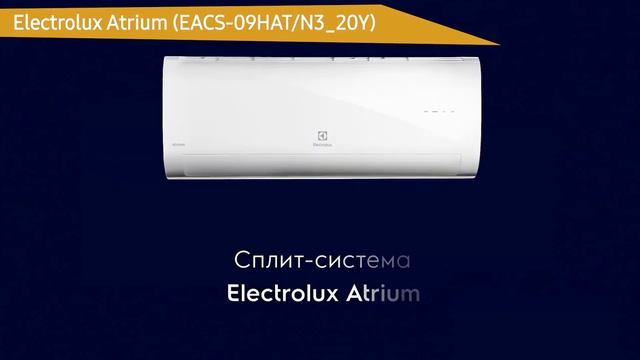 Сплит-система Electrolux Atrium (EACS-09HAT/N3_20Y) смотреть онлайн