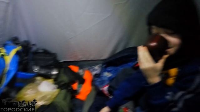 ⛺️Сын и батя. Ночёвка в палатке в -24°С. Поход с ребёнком зимой. Зимний поход с ночёвкой.