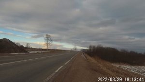 Покатушка в Лесово 2022-03-29 Мерс явно превысил скорость.mp4