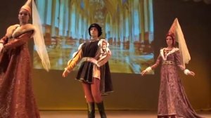 ДЕФИЛЕ ТЕАТР. КОСТЮМА СТУДЕНТОВ КОЛЛЕДЖА ИМ. Г. П. ВИШНЕВСКОЙ  ГОТИЧЕСКИЙ  КОСТЮМ, ЭПОХИ ВОЗРОЖДЕНИ