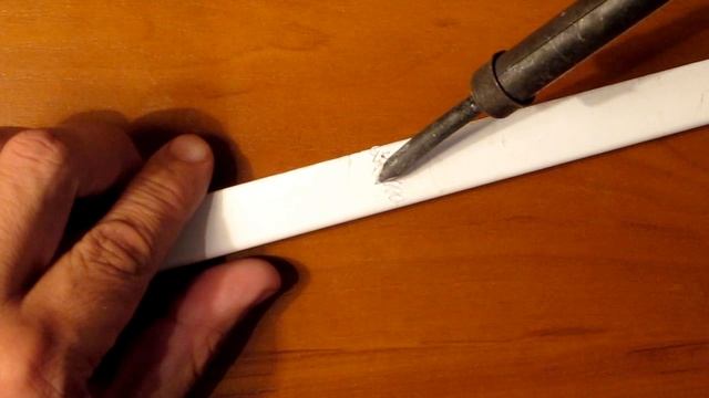 Как сварить лопнувшую пластмассу.