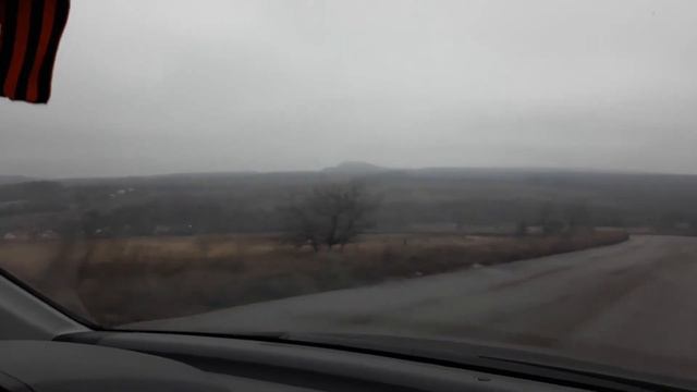 За водой на святой источник.  Поездка, Снежное - Новопавловка и обратно.
