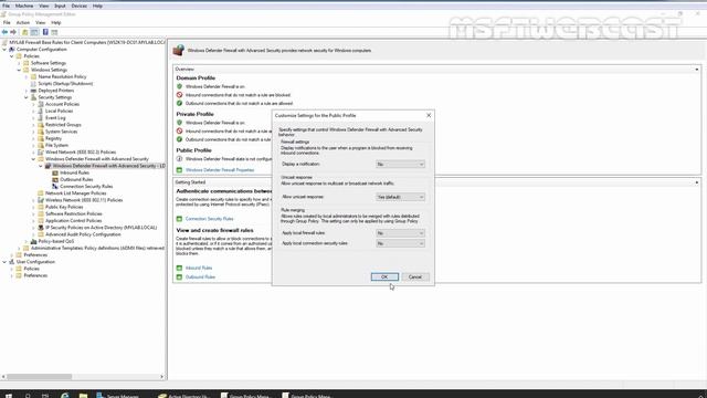 2. Configure Windows Firewall using Group Policy in Active Directory смотреть онлайн