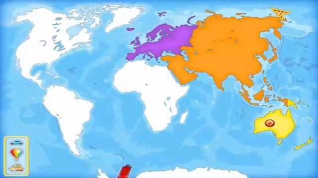 Лунтик учит географию