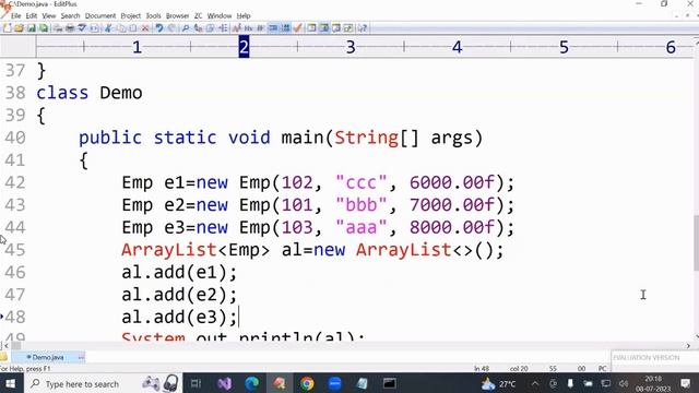 Core Java 8 July 2023