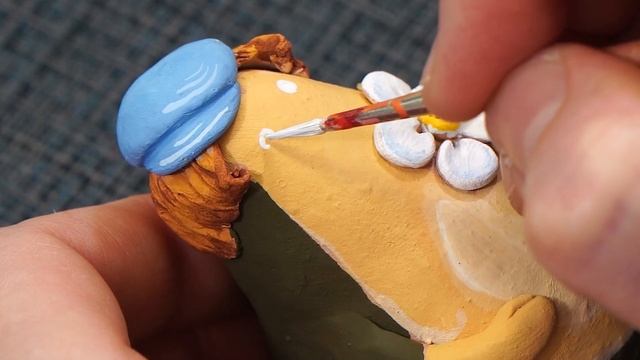 Роспись глиняной фигурки смотреть онлайн