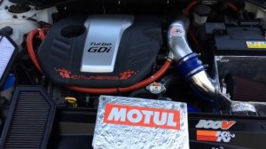 Холодный впуск в алюминиевым корпусе на VELOSTER turbo