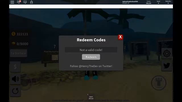 CODES FOR FREE MONEY! | Treasure Hunt Simulator | Roblox смотреть онлайн