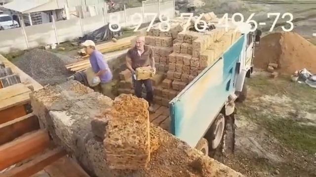 Из чего строят в Крыму!? Камень Ракушечник из Сакского района.