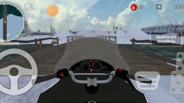 Катаемся на снегоход (симулятор деревни) смотреть онлайн