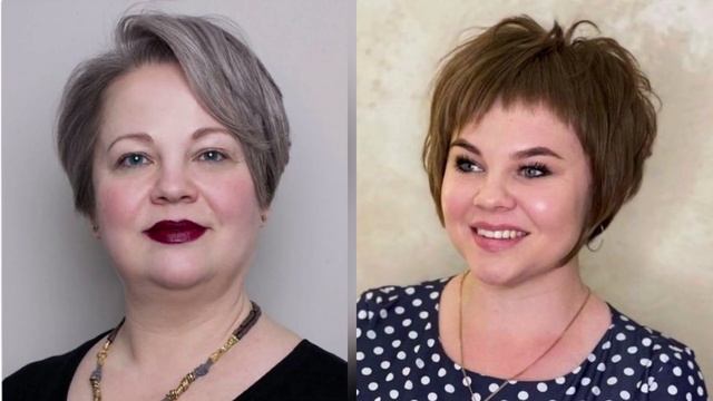 СТИЛЬНЫЕ КОРОТКИЕ СТРИЖКИ ДЛЯ ПОЛНОГО ЛИЦА 2023. смотреть онлайн