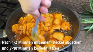 Wenn Sie Huhn und Zucker zu Hause haben, probieren Sie dieses Rezept! Sehr ungewöhnlich und lecker!