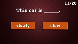 Adjectives vs Adverbs | English Vocabulary Test