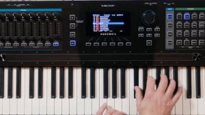 Kurzweil K2700 88-key Synthesizer Workstation Demo – Daniel Fisher