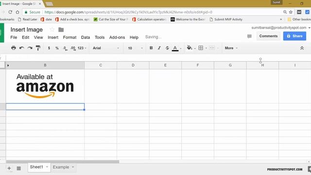 How to Insert an Image in a Cell in Google Sheets