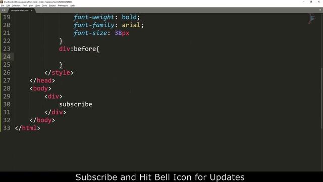 CSS Ripple Effect Animation | CSS Animation Tutorial | csPoint