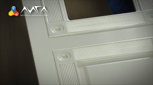 99. Отделка дверей. Модель Антик. Колерованный грунт и эффект перетира