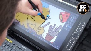 COLORING INKED ILLUSTRATION (FROM INKTRO VIDEO) IN PHOTOSHOP TIME LAPSE TUTORIAL