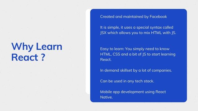 React JS Tutorial For Beginners : Part 1 Introduction To React