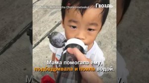 Мать дала урок своему сыну на будущее