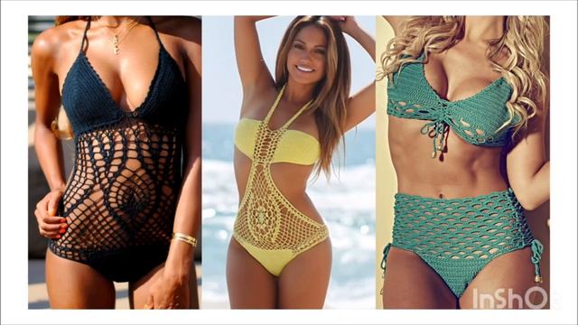 ШИКАРНЫЕ КУПАЛЬНИКИ! Из какой пряжи лучше вязать. смотреть онлайн