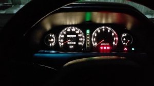 Пересвет приборной панели Toyota Corona Premio 210