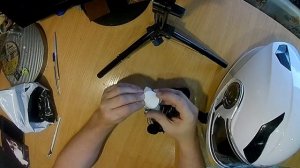 Распаковка беспроводной гарнитуры для мотошлема из Китая BT12