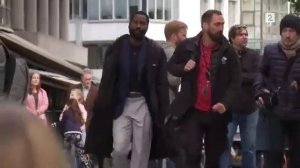 #Robert Pattinson & John David Washington filming #TENET in Oslo, Norway today 05.09.19