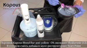 TOTAL BLOND на краске Kapous Professional (капус) || Пошаговая инструкция + формула окрашивания